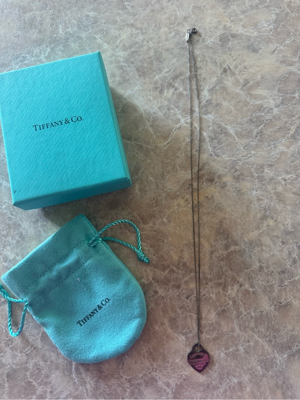 Tiffany & Co. authentic heart shaped necklace
